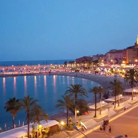 53a - Magnifique 2p Avec Terrasse Face Et Parking Prive * Menton